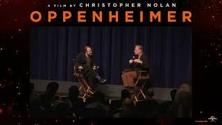 Oppenheimer FYC Panel | Christopher Nolan (moderated by Rian Johnson)