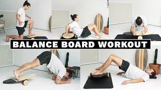 Balance Board Home Workout - 15 Übungen für ein Ganzkörper Training zuhause