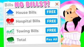 Don't PAY Your Bloxburg's HOSPITAL and TOWING BILLS!
