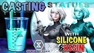 HOW TO: Casting Resin Statues using Silicone Molds | NieR Automata