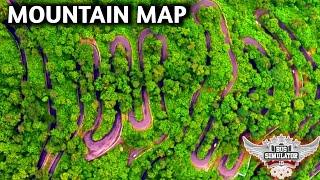 Mountain Map | How to add map mod in bus simulator indonesia | Mountain Map Mod for bussid | 4.3.4