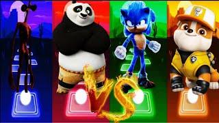 Siren Head VS Kung Fu Panda VS Sonic VS KREPISH-Coffin Dance Song (COVER)#4