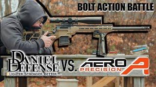 Bolt Action Battle - DD Delta 5 Pro vs Aero Precision Solus - Part 1!