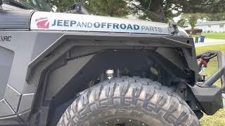 Smittybilt Front & Rear Inner Fender Liners for JK Wrangler - Review - How they Look - Install Tips.