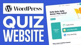 How To Create A Quiz Website In WordPress (2025) Complete Tutorial