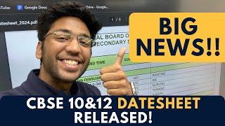 Class 10th and Class 12th DATESHEET Released!! | Official Website 