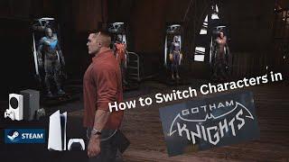 PS5/XBOX/PC - How to Switch Characters in GOTHAM KNIGHTS?