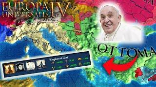 EU4 1.34 The Papal States Guide - EXCOMMUNICATION Is OP & How To Form The KINGDOM OF GOD