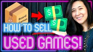 How to SELL your USED Board Games!  | Getting into Gaming #4 ‍