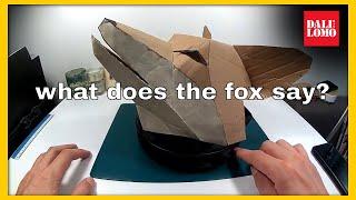 Red Fox Cardboard Mask - DIY Animal Costume #Costumes