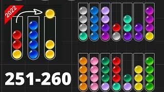 Ball Sort Puzzle - Color Game All Levels 251-260 Solutions PART 19