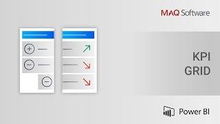 KPI Grid by MAQ Software - Power BI Visual Introduction