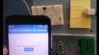 How to do DC Motor Speed Control with android phone #dcmotor #androidapp #flutter #dart #bluetooth