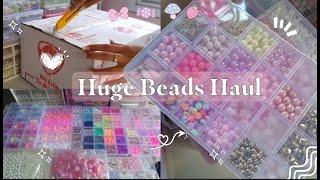 HUGE BEAD HAUL: BEEBEECRAFT Beads Haul Unboxing | Cozy & Chill Haul