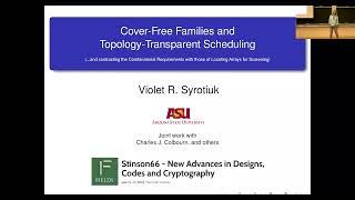 Cover-Free Families and Topology-Transparent Scheduling