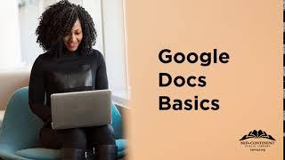 Google Docs Basics | Technology Education