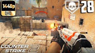 CS2- 28 Kills On Dust 2 Competitive Full Gameplay #18! (No Commentary)