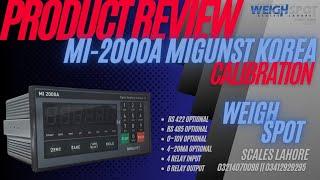Mi 2000A Set Point Weighing Controller | CALIBRATION | MigunSt Korea | Complete Unboxing | Relay |4K