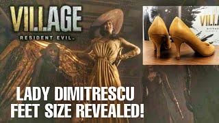 Resident Evil 8 Lady Dimitrescu Feet Size Revealed Tall Vampire Lady Model Design and Height