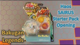 Bakugan Unboxing - Haos SAIRUS Ultra Starter Pack - Aurelus Auxillataur and Pyrus Cycloid