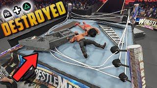 50 Things You Can DESTROY In Crazy Ways! (All WWE Games)