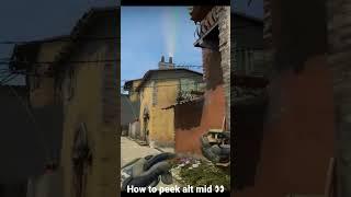 How to peek alt mid on Inferno #shorts #csgo