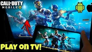 How to play cod mobile on TV | Cod mobile on TV android and ios (iPhone)