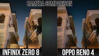 Infinix Zero 8 VS Oppo Reno 4 Camera Comparison | Camera and Video Samples | Lowlight and Daylight