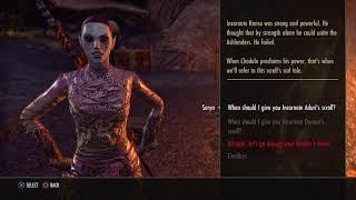 ESO Puzzle: Morrowind Divine Delusions: Help Seryn Disprove Chodala's Claim