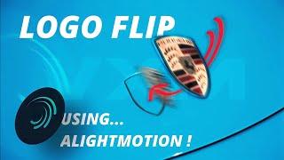 Logo Flip in Alightmotion / Alightmotion Tutorial Malayalam/ Car logo flip /