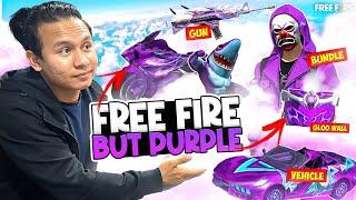 Purple Only  Challenge in Solo Vs Squad Br Ranked Mode  Tonde Gamer Pro Lobby - Free Fire Max