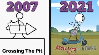 EVOLUTION Of Henry Stickmin Games [ 2007 - 2021 ] ( Attacking The Tower )