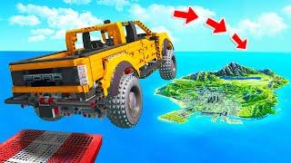 LEGO SUV SPRINGT über die KARTE in GTA 5!