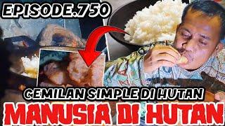 KETIKA HUJAN HANYA BERBAHAN NASI PUTIH JADI CEMILAN SE ENAK INI DI HUTAN | MANUSIA DI HUTAN Eps.750