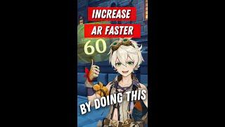 How to Increase Your AR Faster I Genshin Impact #Shorts