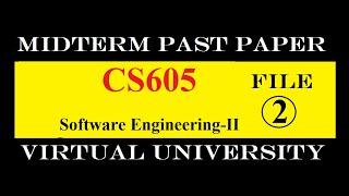 CS605 MIDTERM FILE 2|PAST PAPER|VIRTUAL UNIVERSITY