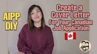 How We Created A Cover Letter To Apply For A Job In Canada | AIPP DIY