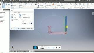 [ANDREEs] Inventor 2018 - Tutorial 11 - Blechteil, Biegung, Faltung, Lasche, Rohteilemaße