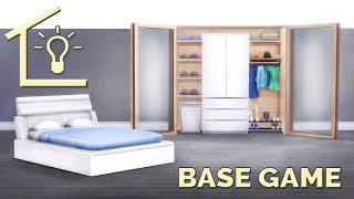 Modern Functional Furniture | Base Game Tutorial | No CC or Mods | The Sims 4