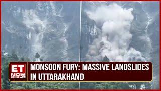 Huge Landslide On Badrinath National Highway In Joshimath |Monsoon Wreaks Havoc In Uttarakhand |News