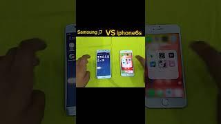 Samsung j7 vs iphone6s speed test ️️️