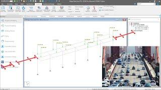 Moving Load: p4 -Combination of Vehicle movement || Multi-lane,Two-way traffic || Vehicle simulation