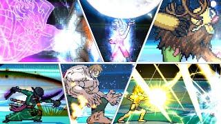 All Ultimates Attacks from Anime JUS Battle Ultimate - MUGEN (Part 1)
