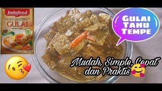 Masak Murah dan Praktis Gulai Tahu Tempe Bumbu Indofood / Daily Ep.1