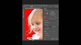 Refine Hair-Remove Background-Short Photoshop Tutorial#shortsfeed