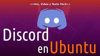 Instalar Discord en Ubuntu