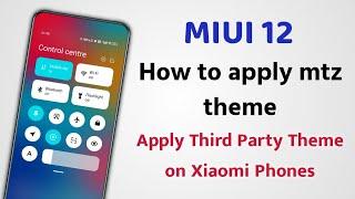 How to Apply Mtz Theme file | MIUI Theme Editor | How to install third party themes on redmi Phones