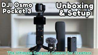 DJI Osmo Pocket 3 Unboxing & Setup: The Ultimate Compact Camera for Creators