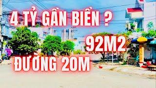 Đất phố biển Nha Trang 92m2 chỉ với 4 tỷ trên đường 20m gần trường chợ nhiều tiềm năng