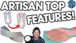 The TOP Features of Artisan for SketchUp! (The Sculpting and Terrain Add-On!)